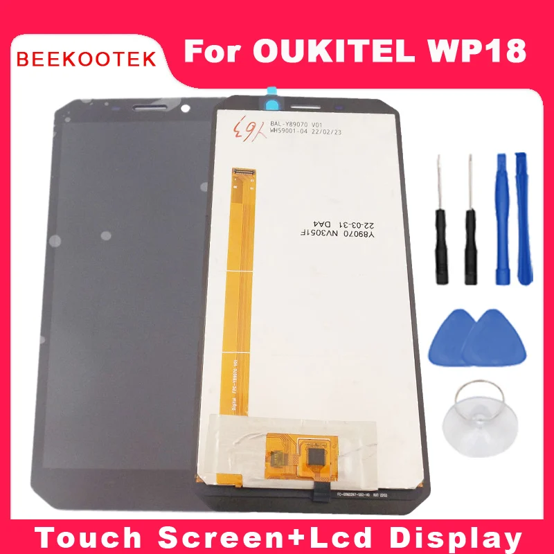 

New Original OUKITEL WP18 LCD Display+Touch Screen Digitizer Repair Accessories For OUKITEL WP18 Smart Phone