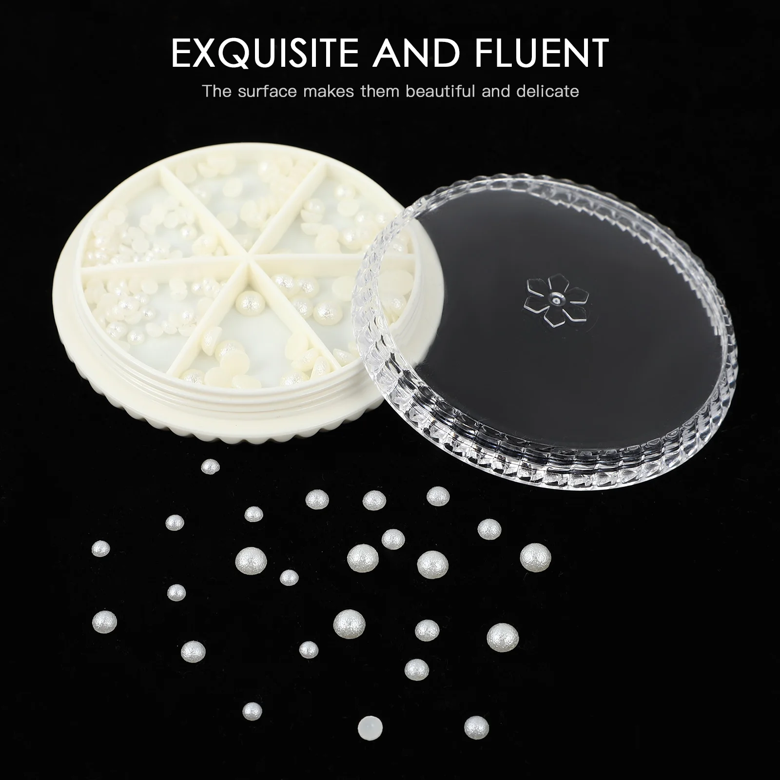 

Pearl Beads Rhinestones Nail Art Decors Exquisite naments Supplies Charms Creative Needs Unique Designs Home Salon