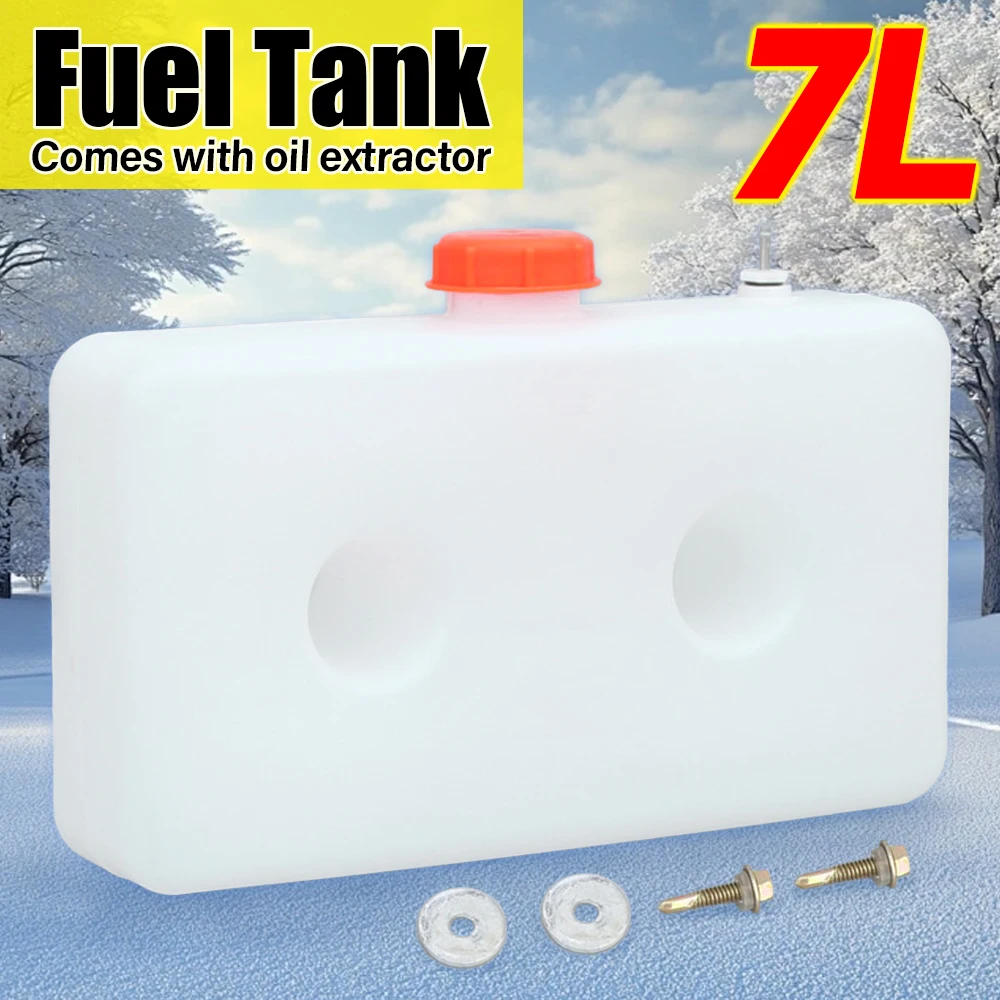 7L Parking Heater Fuel Tank with Oil Extractor, Suitable for Automobile Diesel Thickened Fuel Tank Oil Tank with Accessories