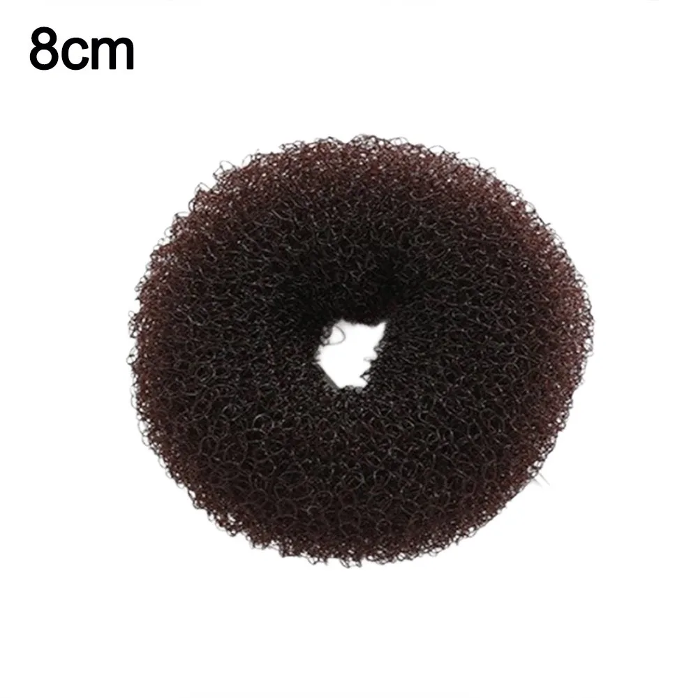

Fashion Fluffy Hair Ring Elastic Nylon Magic Donut Shaper Styling Decoration Bun Maker for Girls Women
