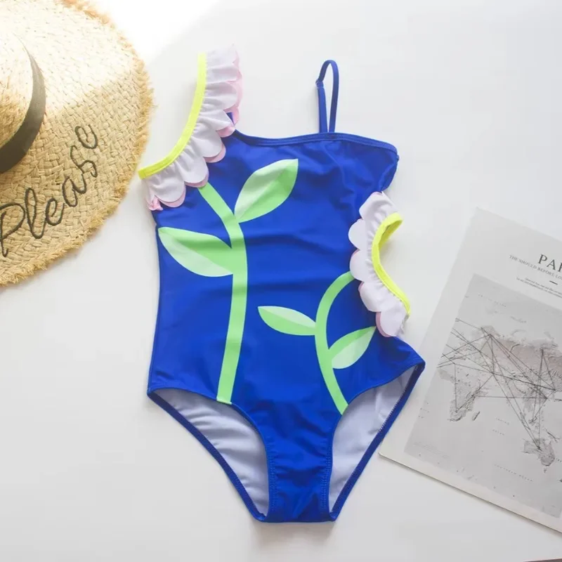 

Girls Floral Tankini Swimsuits Summer Beachwear Children Girls Bathing Suits One Piece Baby Girl Bikini Swimsuits 3-10 Years