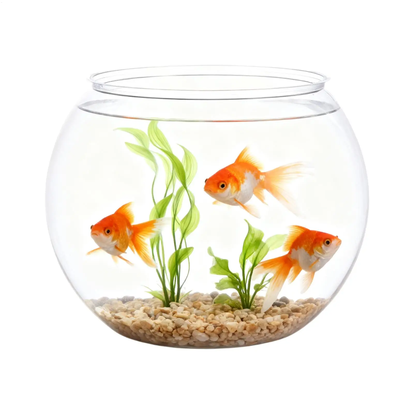 Decorative Aquarium Mini Fish Bowl Desktop Clear Landscape Fish Tank Bubble Planter Bowl For Table Centerpiece Party Decor