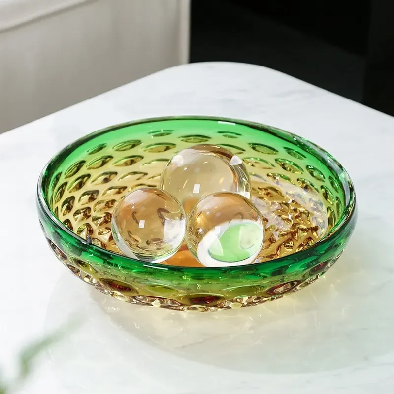 Modern Large Fruit Plate For Living Room Coffee Table Simple Home Decor High End Ornament Tray For Model Room Display Stylish
