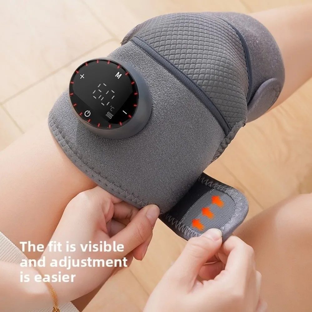 New Pain Relief Knee Massager USB Recharging 5 Heating Mode Heated Knee Guards Muscle Relaxation Heated Knee Pad Home Use