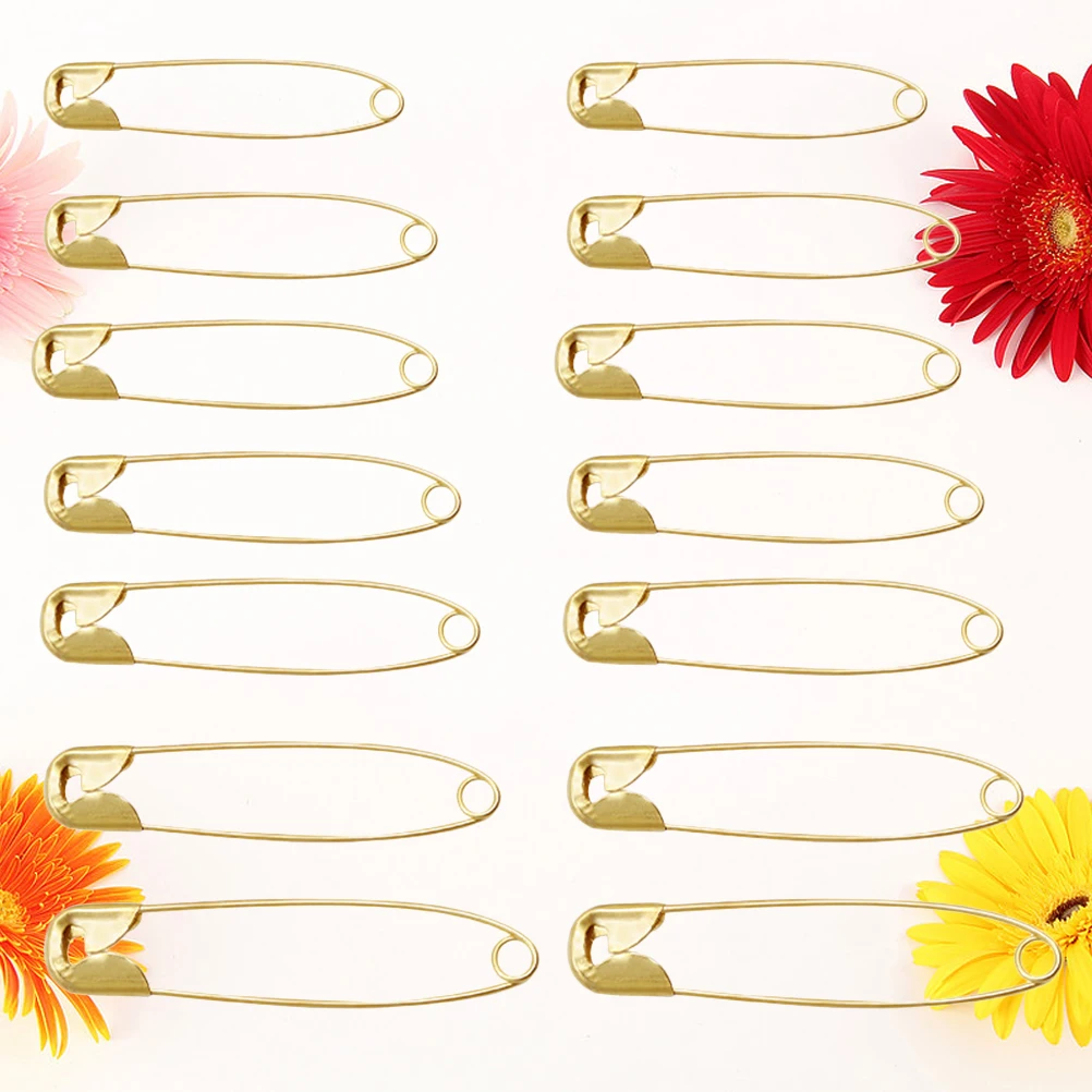 

700pcs Safety Pins Assorted Small Metal Golden Buckle Pin For Diy Sewing Craft Clothing Fabric Organizer Fasteners Durable