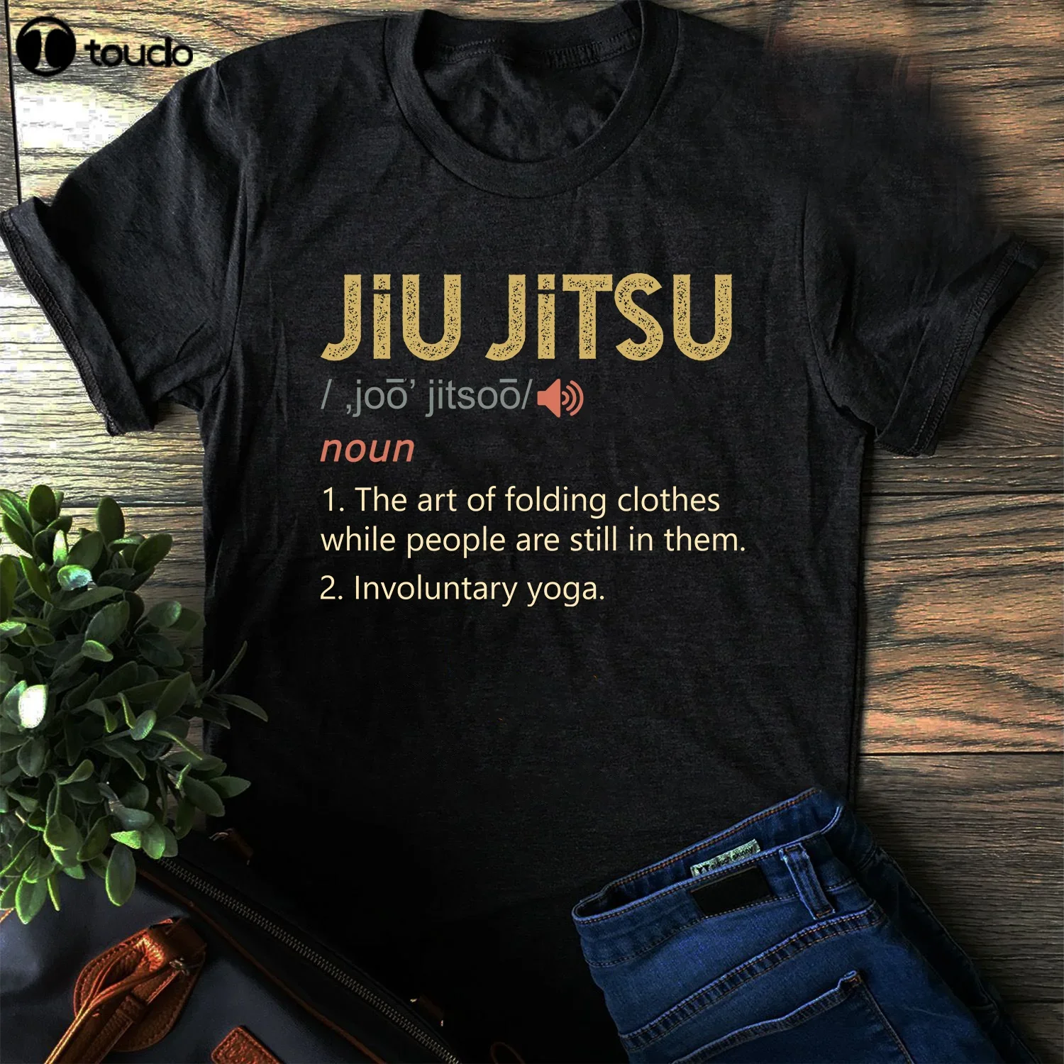 Jiu Jitsu Definition Tshirt Bjj Tee Shirt Brazilian Jiujitsu Mma Fight T-Shirt