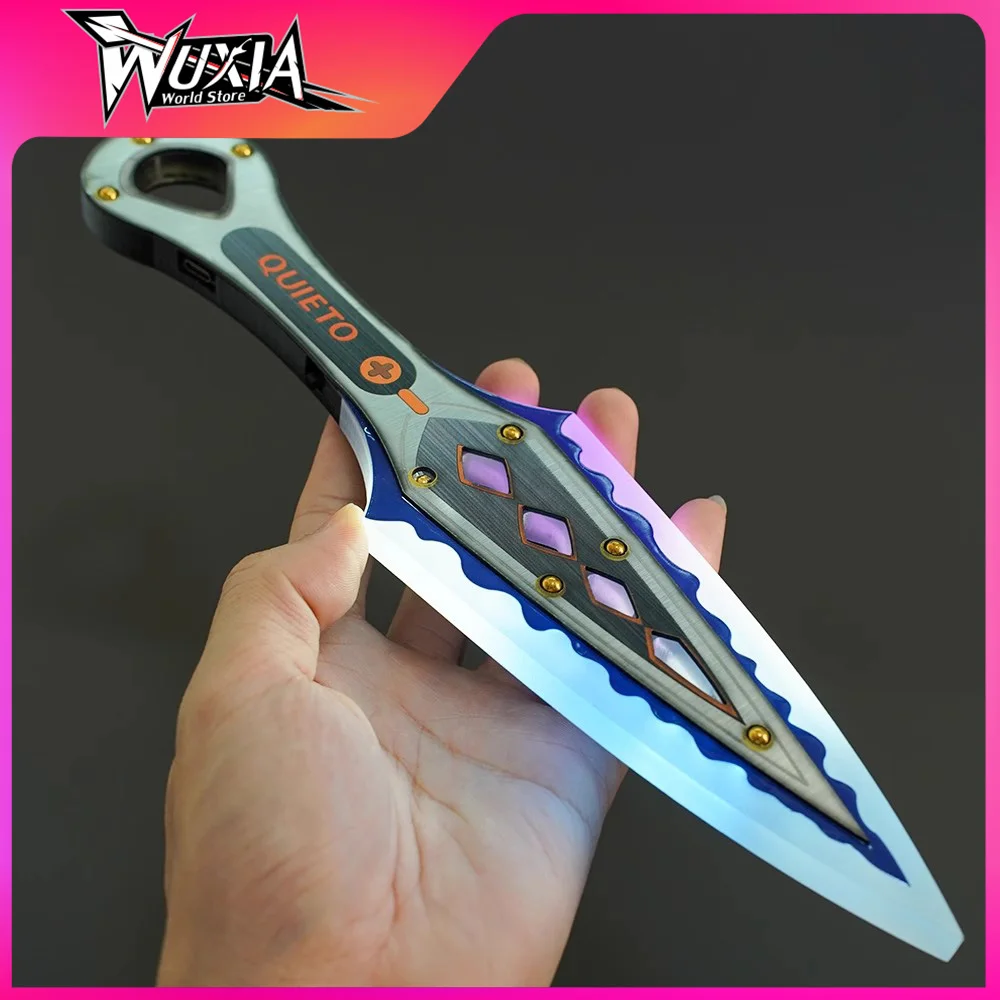 Apex Legends Heirloom Weapons Wraith Kunai Luminous Game Peripheral 30cm Weapon Model Props for Cosplay Craft Gift Toy for Kids