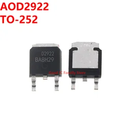 10PCS AOD2922 TO-252 D2922