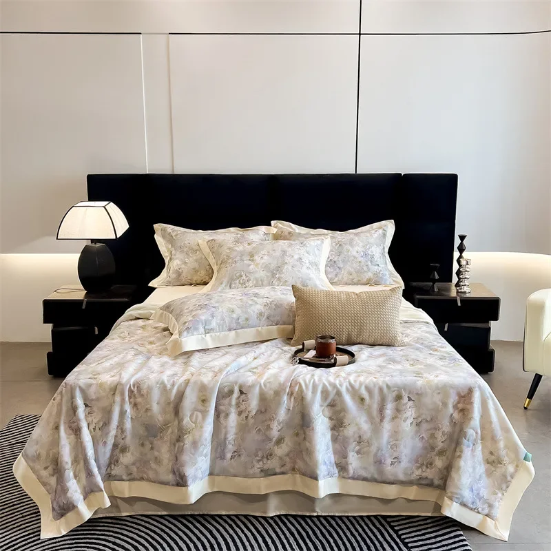 لحاف صيفي جديد من ايوسل رعوي مكون من أربع قطع من الحرير الجليدي شعور رائع 50 لحاف صيفي رائع، لحاف مكيف الهواء #5