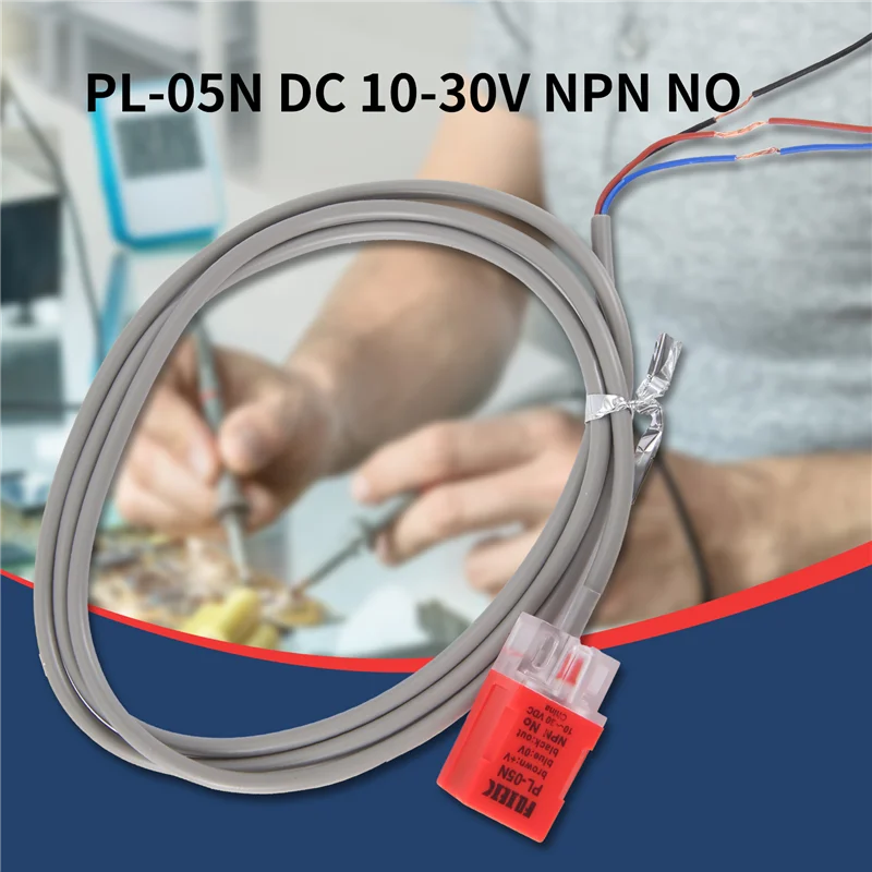 PL-05N/P DC 10-30V NPN NO 5Mm Square Inductive Proximity Sensor Switch 3 Wire P With Screws