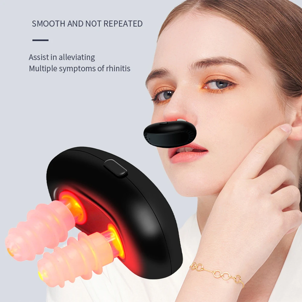 

Smart Nasal Phototherapy Device Red Light Infrared Therapy Relief for Nasal Congestior Sneezing and Runny Nose Nasal Care
