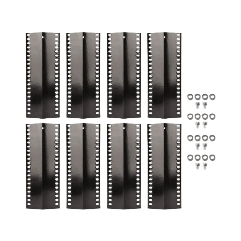 29.2cm 10cm 3.6cm Adjustable Grill Heat Plates Stainless Steel Heat Shields Anti-rust Porcelain Coated Even Flame Distribution