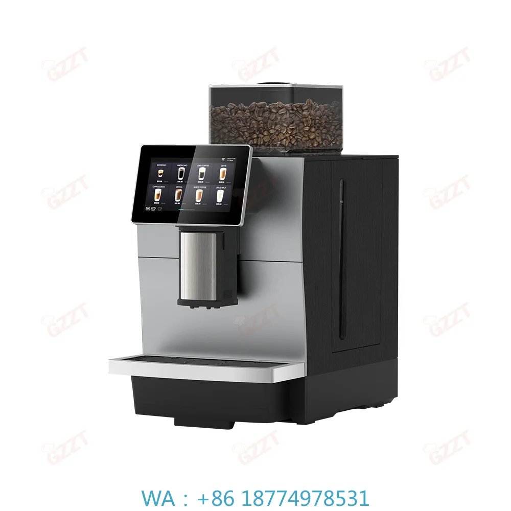 Professional Commercial Fully‑Automatic Bean‑to‑Cup Coffee Maker, Dual‑Heating System With 14 Drink Options for Office Coffee