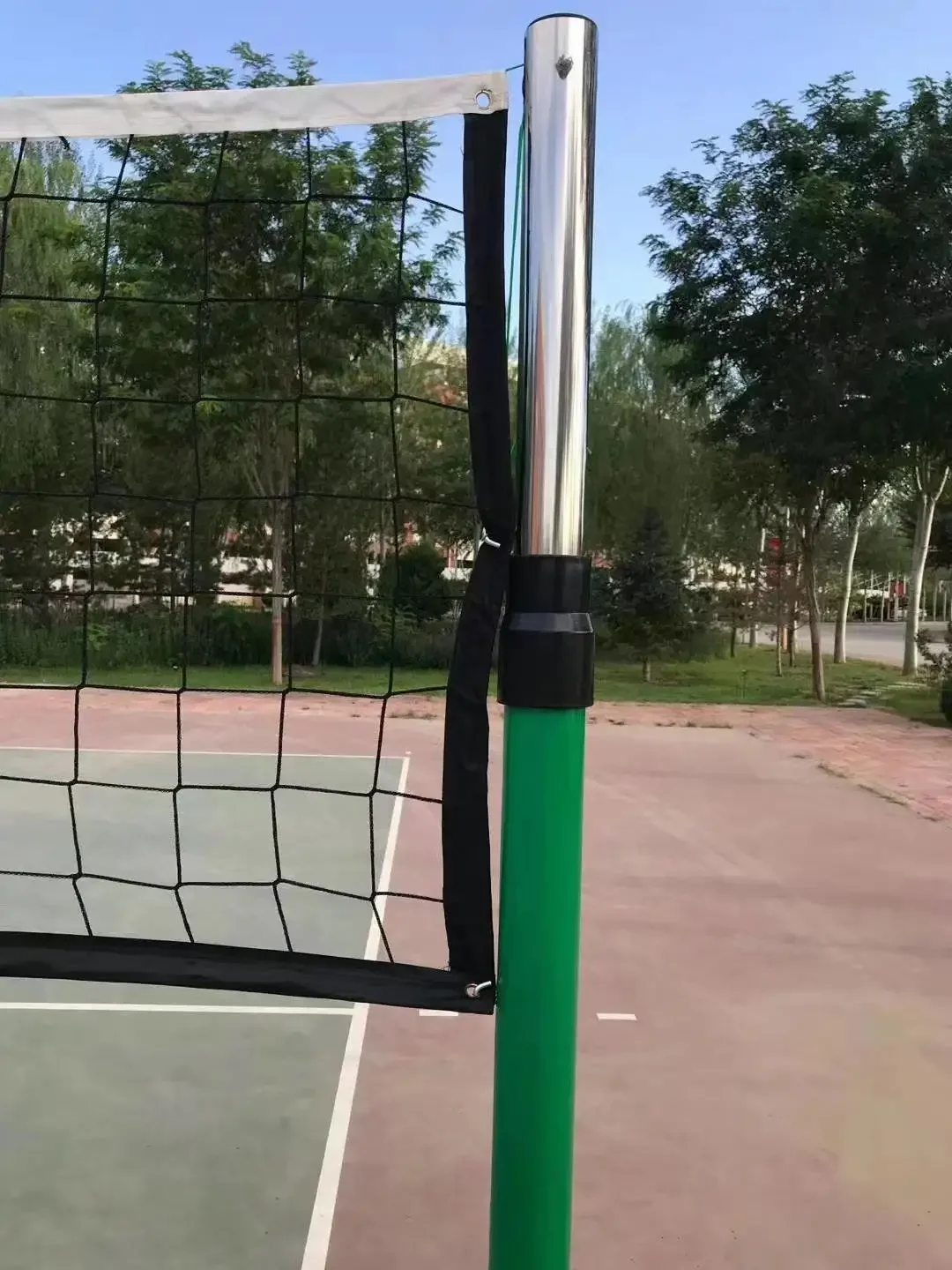 2026 Movable Multi-purpose Net Column Standard Volleyball Badminton Court Frame