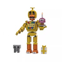 Qika Chicken Building Block Model Horror Survival Game Character Assembly Brick Toy Gift for Five Nights Horror Players