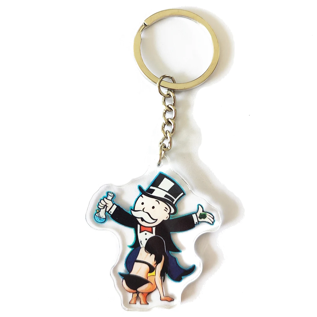 

Party favors Keychains, Monopoly Cartoon Style Keyrings, Car Key chain Best Gift for Birthday, Friend