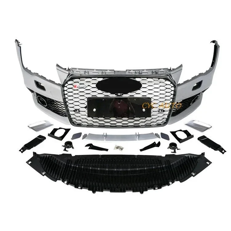 

A7 Old To New 2016 Grille Front Bumper Upgrade RS7 body kit For A7 S7 2011 2012 2013 2014 2015