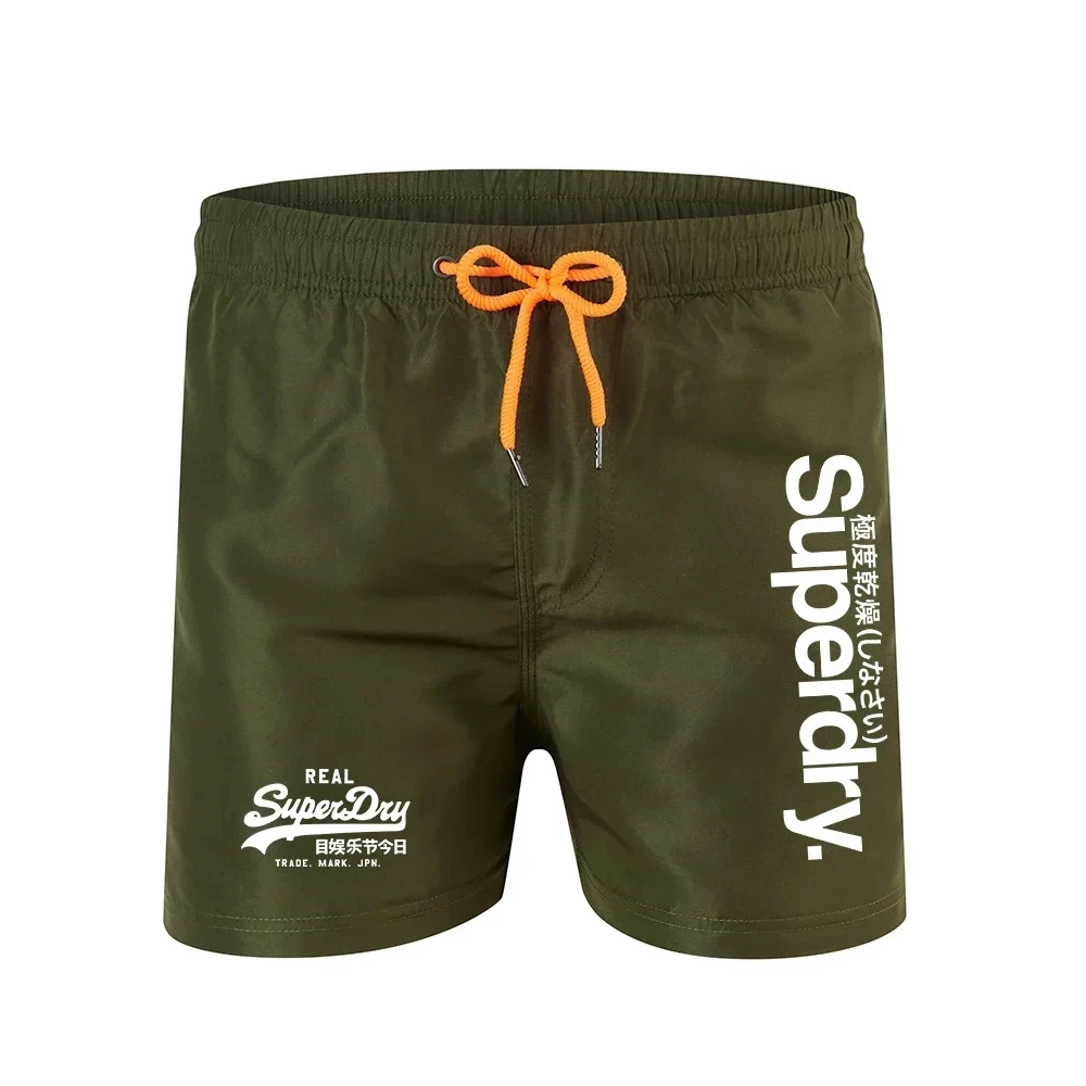 Fashionable men\'s quick drying bath, luxurious beach shorts, beach shorts, shower shorts, men\'s running shorts, 2022 summer new