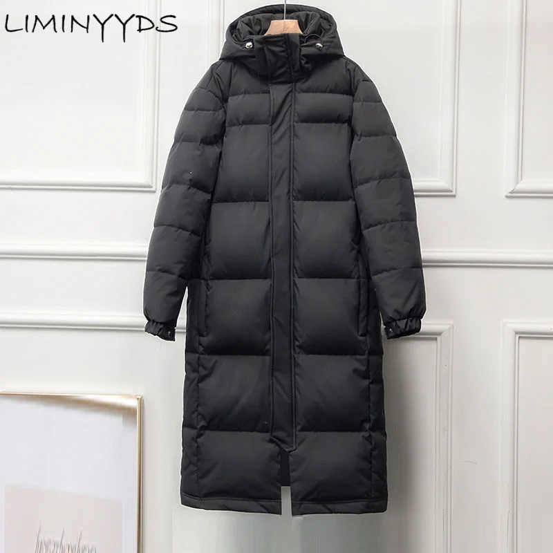 Hooded Coat For Women Autumn Warm Thick Long Puffer Winter 2023 Ladies Down Jackets Couple Models For Men And Women Parka Quilte