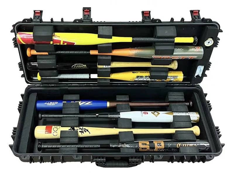 Waterproof Hard Shell Bat Case for Baseball Bats Practical Plastic Tool Storage Solution for Travel and Storage