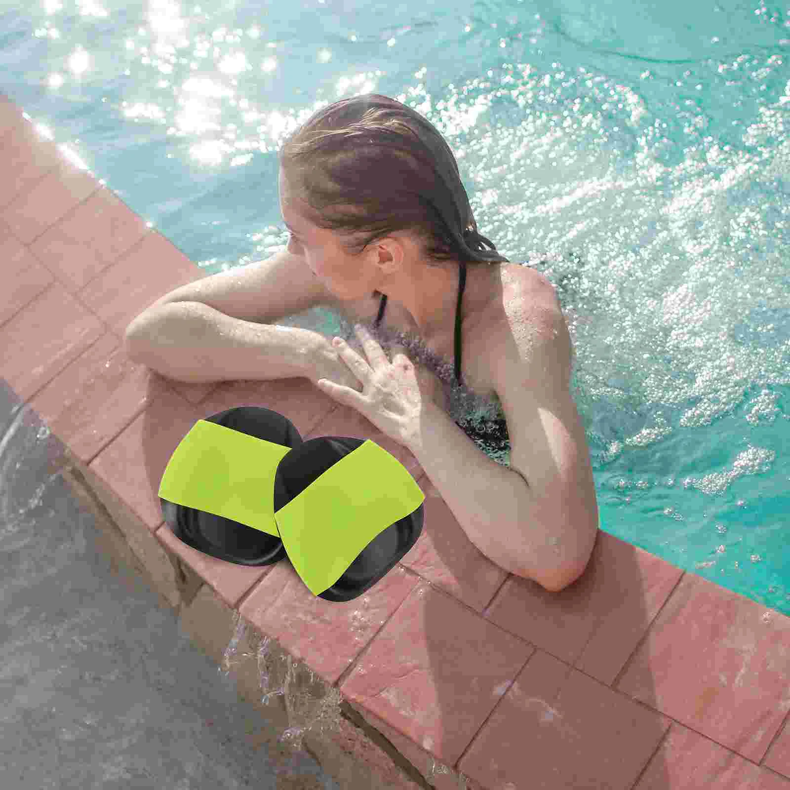 

Swim Fins Adults Swimming Gloves Hand Use Summer Diving Supplies Training Plastic