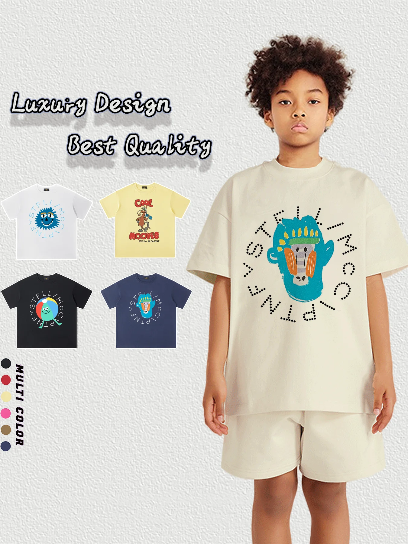 

Fashion Boys T-shirt 2025 Kids Summer Clothes Short sleeve Cartoon Animal Fun Print Print Child Tees %100 Cotton Teen Boy Tops