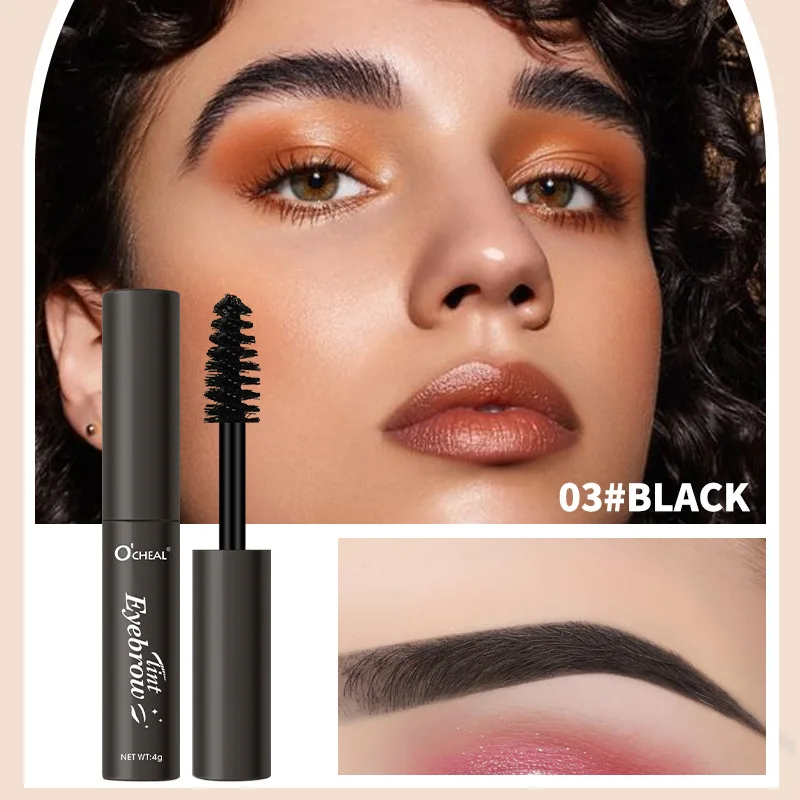 4 pezzi di pasta colorante per sopracciglia, matita per sopracciglia tridimensionale selvaggia impermeabile e resistente, senza sbiadimento, senza sbavature
