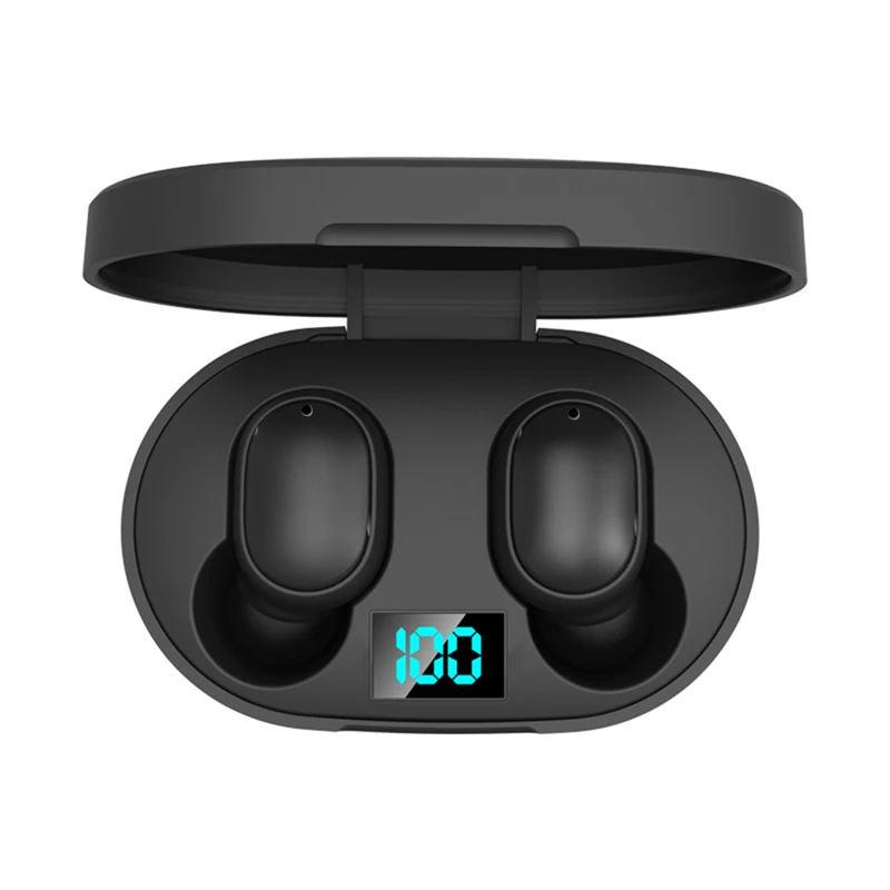 Waterproof Wireless Bluetooth Earphones TWS E6S Stereo Sports Earbuds Headphones Handfree LED Dispay Charging Box For Smartphone image 6