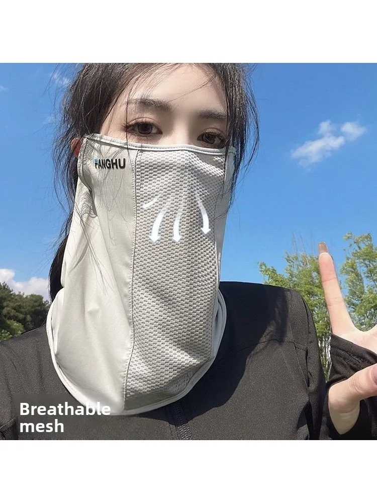 AliExpress 1Pc Cycling Masks Headwear Bandana Head Wrap Face Scarf & Neck Balaclava Breathable Light Cool Wind Outdoor Hiking Ice Silk Mask
