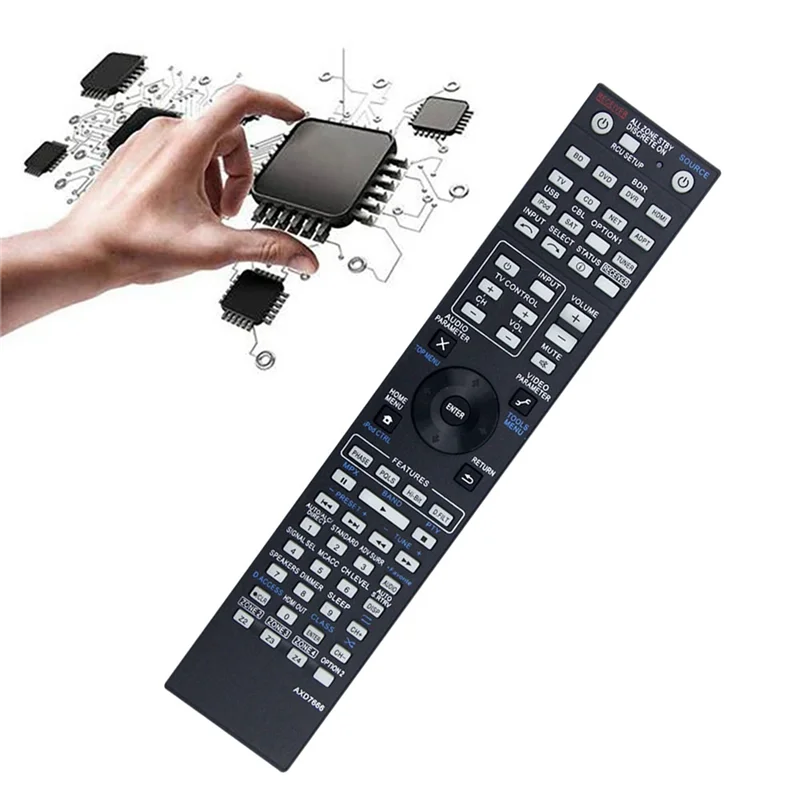جهاز التحكم عن بعد SQPP-AXD7666، مناسب تمامًا لجهاز استقبال AV Pioneer SC-61 SC-63 SC-1227 SC-1227-K