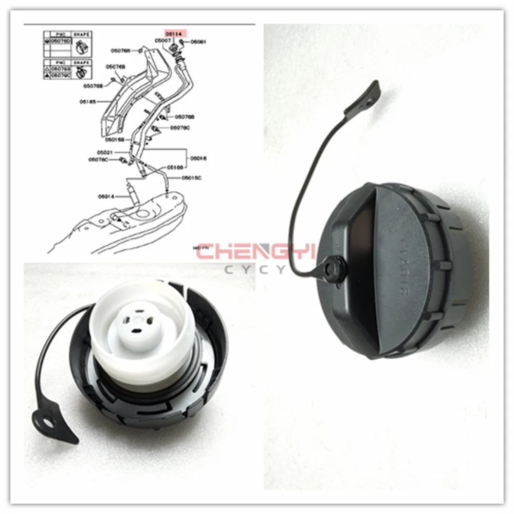 Fuel Cap In The Fuel Tank Fuel Filler Cap For Pajero Montero V63W V65W V73W V83W V8 V93W V97W Outlander CW5W CW6W MN106160