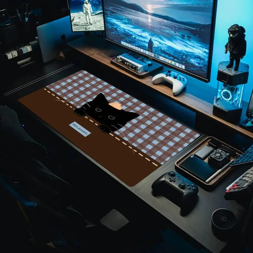 

Cute Leopard Mouse Pad Large Gaming Mouse mouse pad anime Pad Keyboard Gamer Rubber Anti-wrinkle Non-slip Bottom Desk Mat