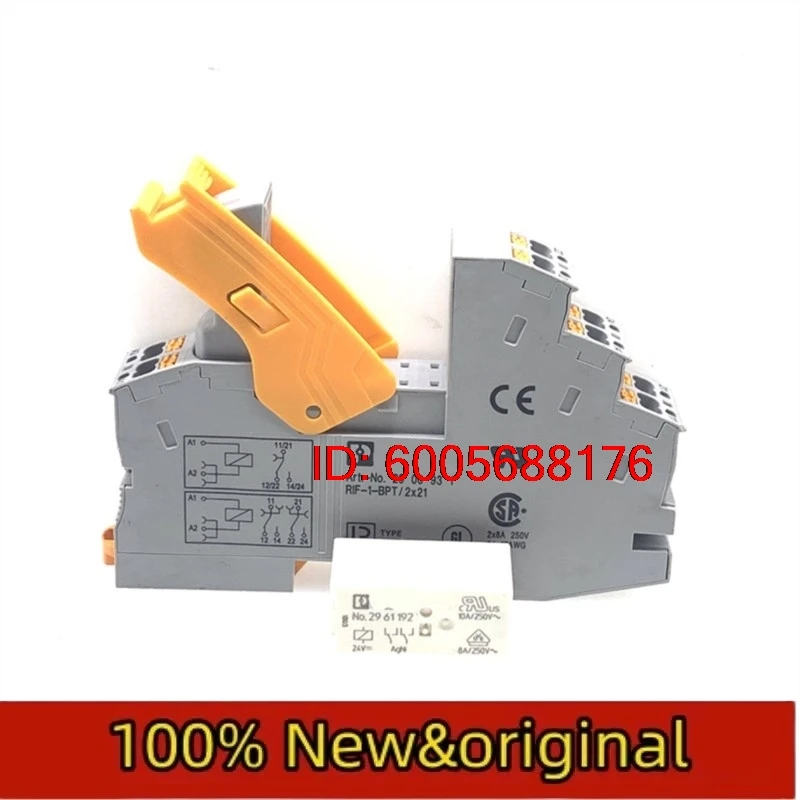 10PCS The Relay and Base:No.2961192 NO.2900931 RIF-1-BPT/2x21 Original & Brand New