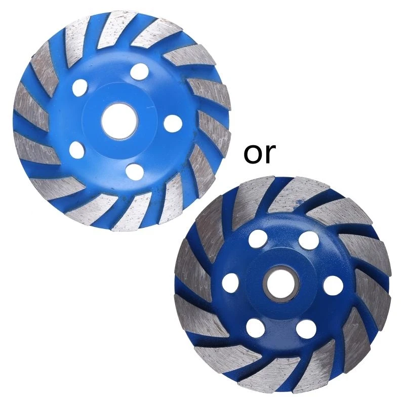 

Replacement Accessories 125mm Diamond Grind Cup Segment Grinding Wheel Disc Marble Concrete Stone Fit for Angle Grinder