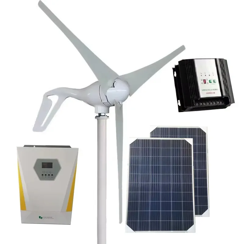 

【Best-selling】3KW Wind Solar Hybrid System Home Power Renewable Energy Generator 1KW To 10KW Solar Generator Range