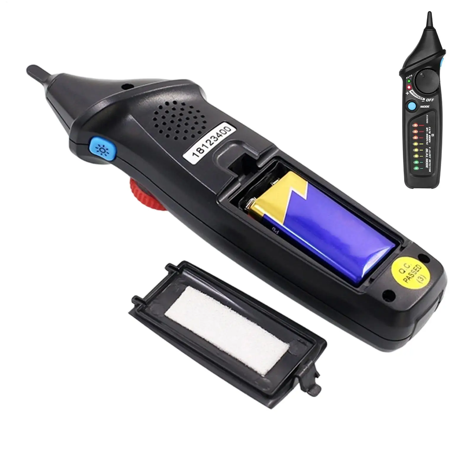 Voltage Detector Tester Non-Contact AC Breakpoint 12-1000V Auto NCV Outlet Test Pen Live Wire Check Finder Electronic Tool