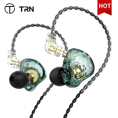 TRN MT1 Hi-FI 1DD auricular intrauditivo dinámico unidad HIFI Bass Monitor de Metal auricular deportivo para correr para TRN X7 VX TA1 BA15 ST1