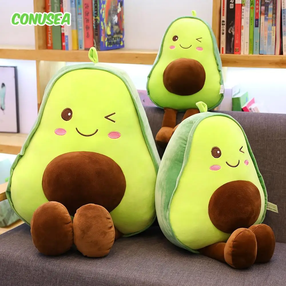 

30/45Cm Stuffed Toys Kawaii Avocado Pillow Filled Dolls Cushion Soft Decorative Pillows Child Girl Birthday Valentine's Day Gift