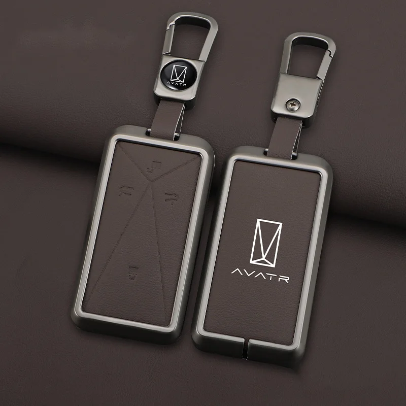 Funda para llave de coche de aleación de Zinc para AVATR 11 12 Avita ESV, funda protectora para mando a distancia, soporte para llavero, accesorios interiores