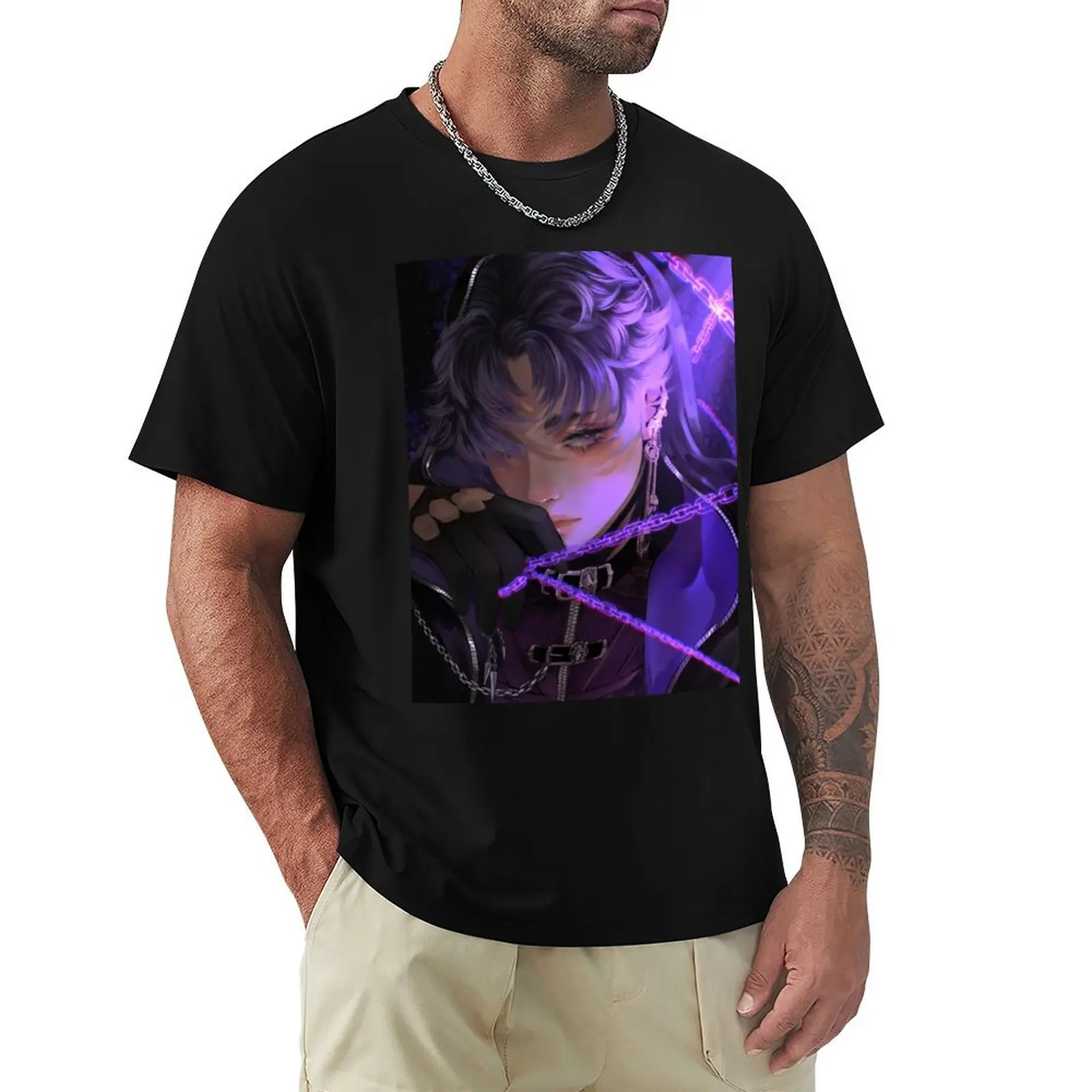 

Rafayel - love and deepspace - abyss T-Shirt sports fans oversized graphic tee custom t-shirts T-shirt men