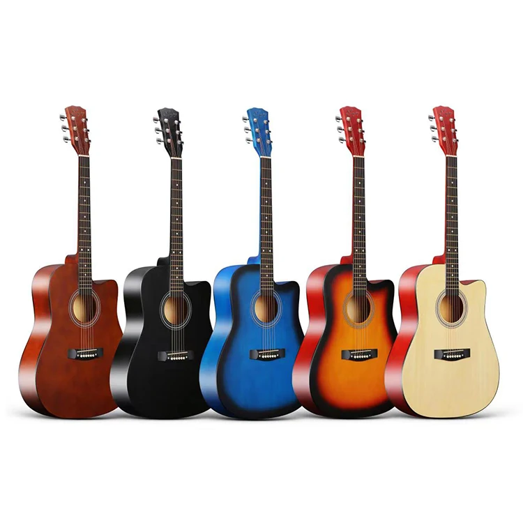 for M4101 41Inch High Quality Basswood Plywood Various Colors Suitable for adult children beginners Acoustic Guitar