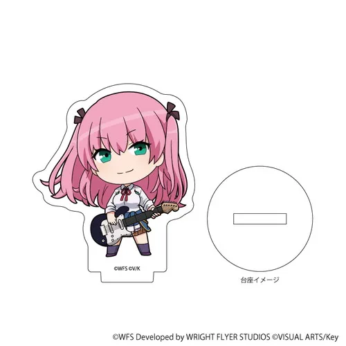 Anime BOCCHI THE ROCK Acrylic Stand Guitar Maid Series Gotoh Hitori Figure Acrylic Desk Ornaments Short Skirt Kita Ikuyo Statue