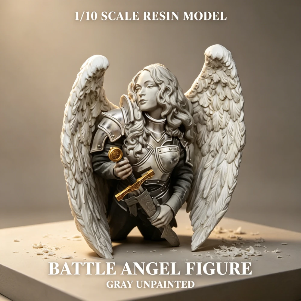 Battle Angel, 1/10 Die Cast Resin Model, Sci-fi Future Warrior, Needs To Be Assembled, Unpainted