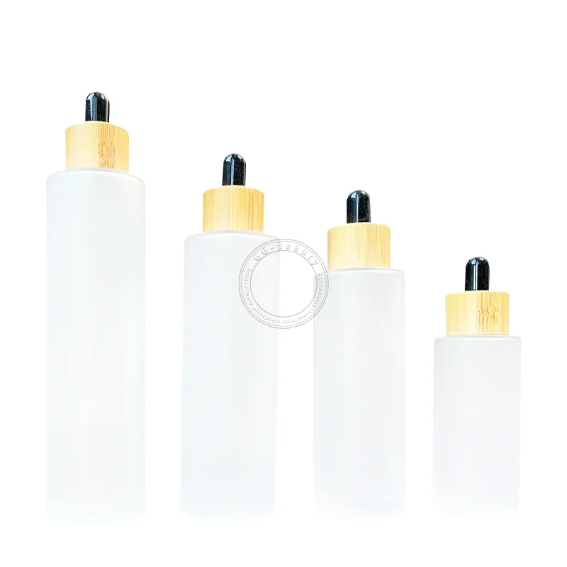 

20ml-120ml Matte Glass Dropper Bottles with Pipette Electronic Cigarette Container Cosmetics Essential Oils Storage Jars Vials