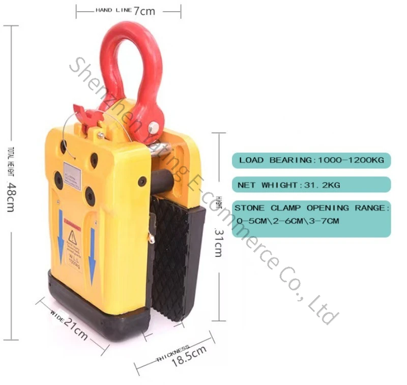 

1 Ton Imported Large Plate Clamp Marble Hanging Clamp Stone Large Plate Clamp