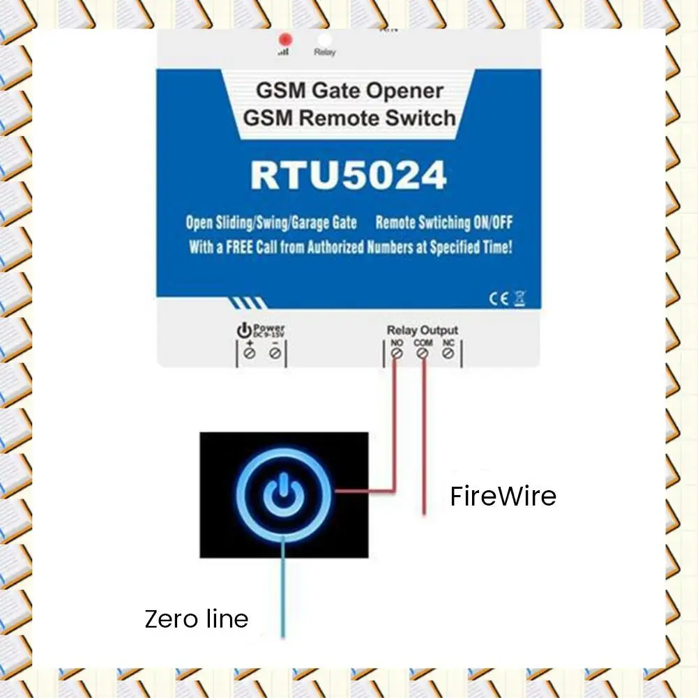

A14M RTU5024 GSM Gate Door Opener Relay Switch Mobile Phone Access Controller 850/900/1800/1900Mhz GSM Access Controller