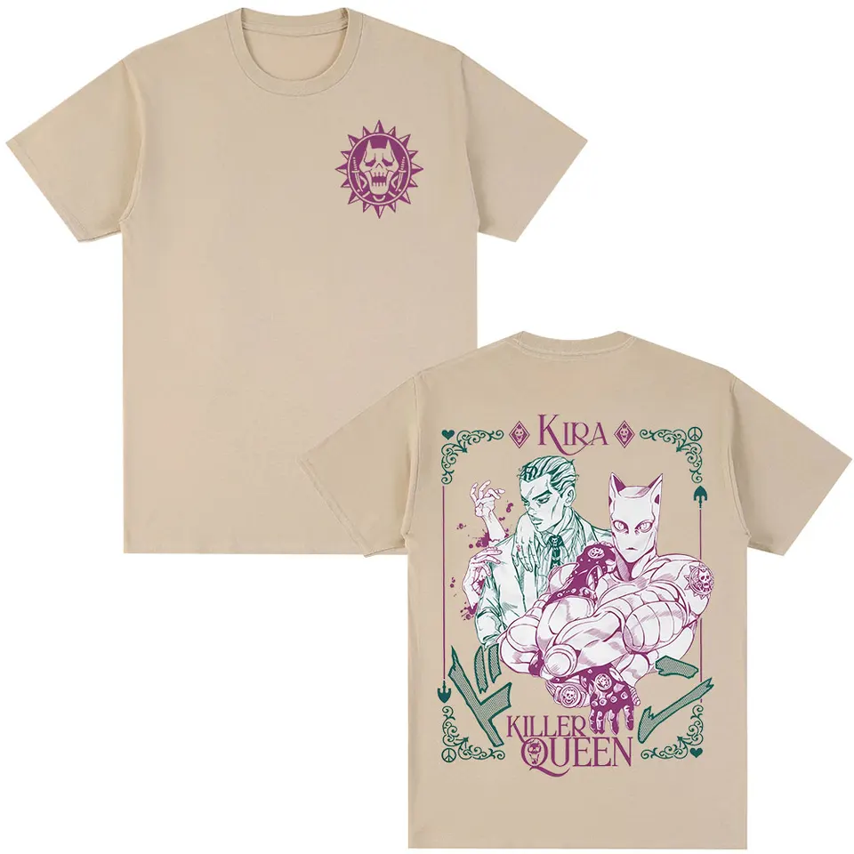 ジョジョの奇妙な冒険 Tシャツ メンズ ブラック レッド