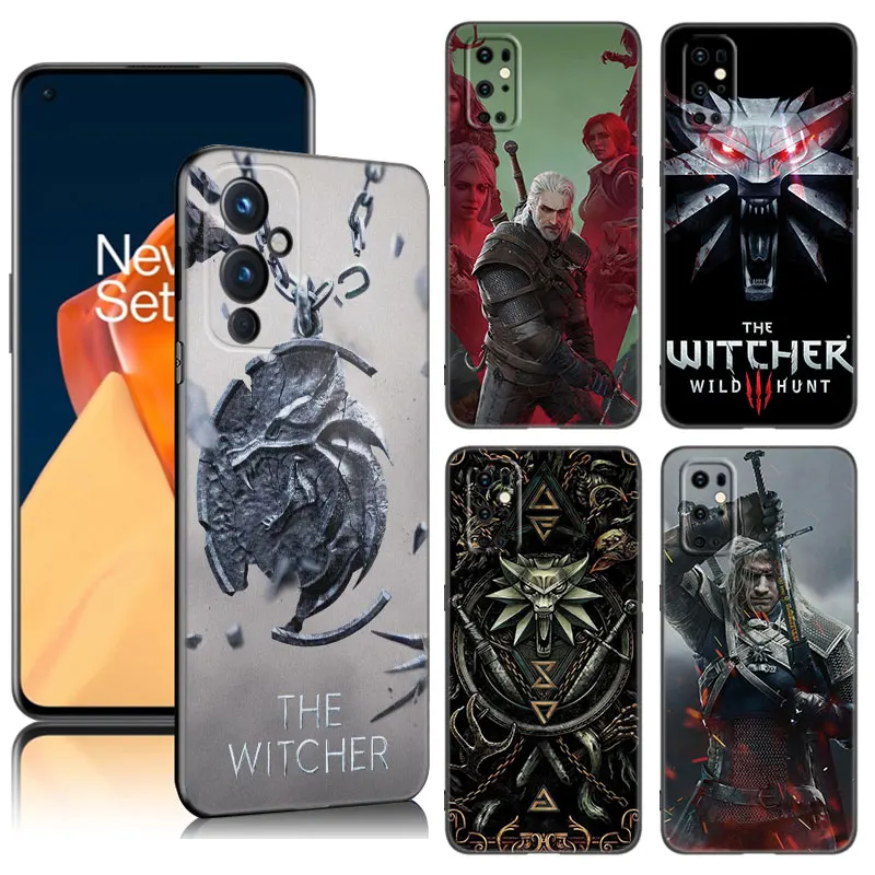 The W-Witcher Tv Show Phone Case For OnePlus 9 10 ACE 2V Pro 9RT 10T 10R 11R Nord CE 2 3 Lite N10 N20 N30 Black Silicone Cover