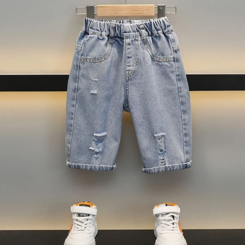 طقم صيفي للأطفال بنصف كم 2025 ملابس أطفال شورت للأولاد للأولاد أطقم سفلية بدلة خارجية ملابس للأولاد الصغار #5