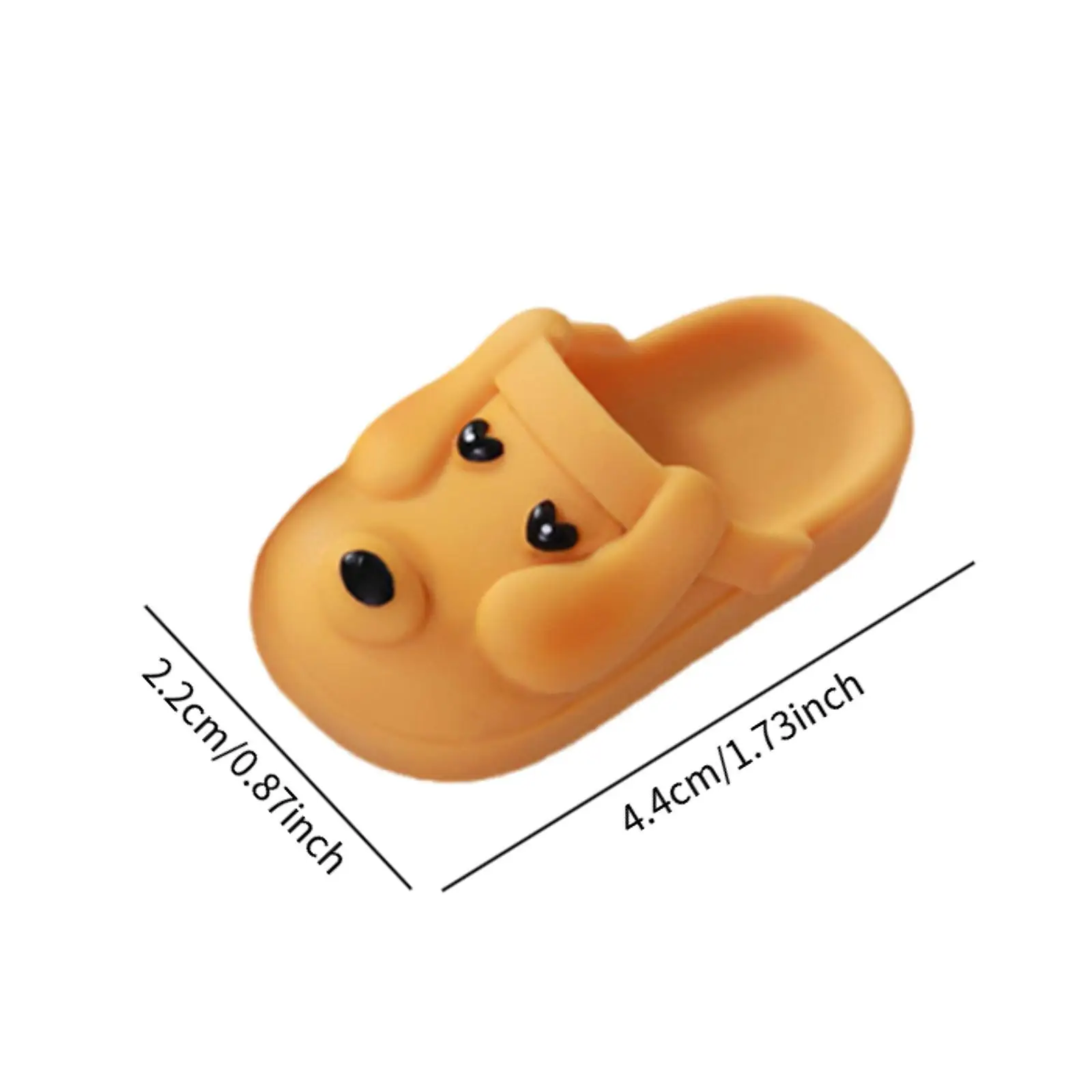 BJD Doll Slippers Lovely DIY Dog Shaped Make Your Own Dolls Miniature Doll Shoes for 1/6 BJD Doll Action Figures Birthday Gift